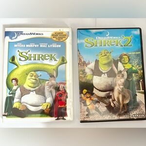 Dreamworks Shrek DVD Collection with Colorful Covers